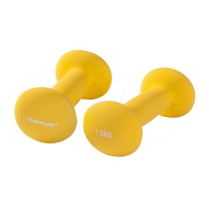 Dumbbells TUNTURI Neoprene Dumbbells 1.5kg, yellow