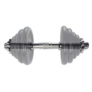 Dumbbell TUNTURI Banana-shaped Chrome bar, 38cm
