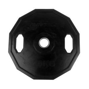 Weight plate TUNTURI Olympic Rubber Plate, 50 mm, 20 kg