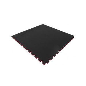 Gymnastics mat TUNTURI Karate Puzzle Mat, black-red