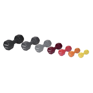 TOORX Vinyl Dumbbell, yellow, 0.5 kg