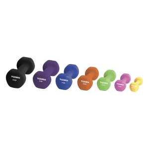 Dumbbell TOORX Neoprene Dumbbells, red, 3 kg