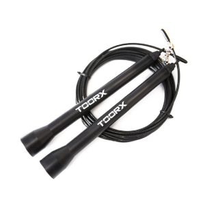Hüppenöör TOORX Steel Speed Jumprope with Plastic Handles, must