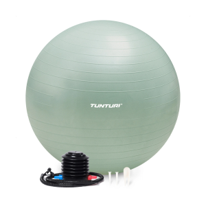 TUNTURI Gym Ball 90cm, Anti-Burst, Mint